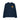 Navy blue long-sleeve pyjama shirt with a dog logo on a white background