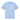 Light blue t-shirt with a white logo on a white background