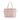 Pink tote bag with 'I'm a Dogaholic' text and dog illustrations on a white background